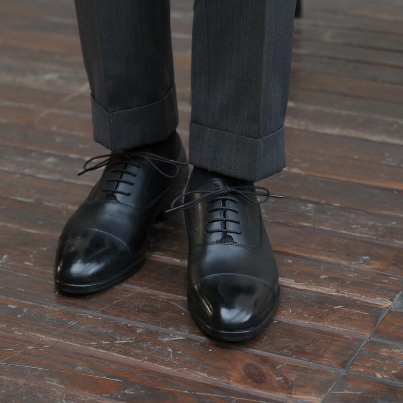 [OB1-Đ] Giày Oxford Balmoral ShelbyMan Shoes, giày tây sang Trọng, Da Mastrotto Ý, đế Pháp ngoại cao cấp, khâu Mckay