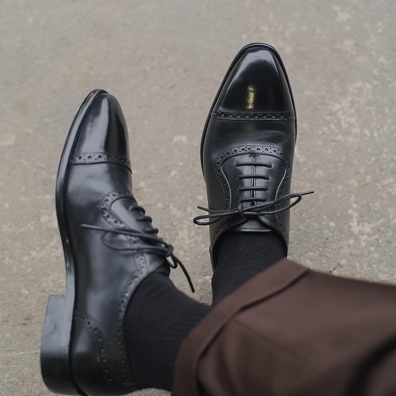 [OCT] Giày da Oxford Brogues ShelbyMan Thanh Lịch,  Trang Trọng,Trẻ Trung, Nổi Bật Phong Cách Sartorial 2025