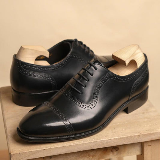 [OCT] Giày da Oxford Brogues ShelbyMan Thanh Lịch,  Trang Trọng,Trẻ Trung, Nổi Bật Phong Cách Sartorial 2025