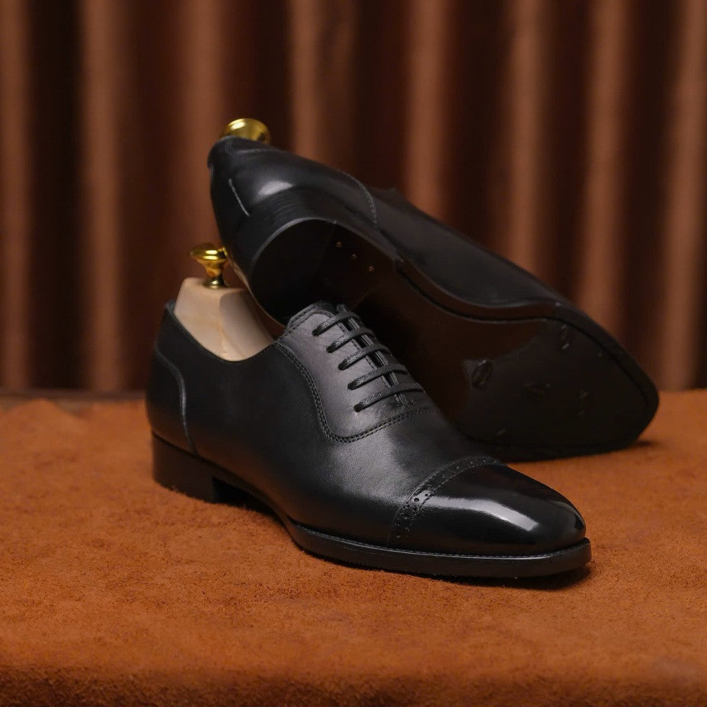 [OB4- Đ] Oxford Classic Brogue Captoe  | Siêu phẩm giày tây da cao cấp mới nhất từ ShelbyMan – hiện thân của vẻ lịch lãm