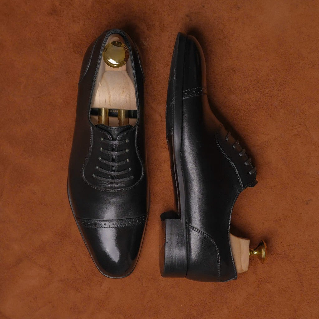 [OB4- Đ] Oxford Classic Brogue Captoe  | Siêu phẩm giày tây da cao cấp mới nhất từ ShelbyMan – hiện thân của vẻ lịch lãm