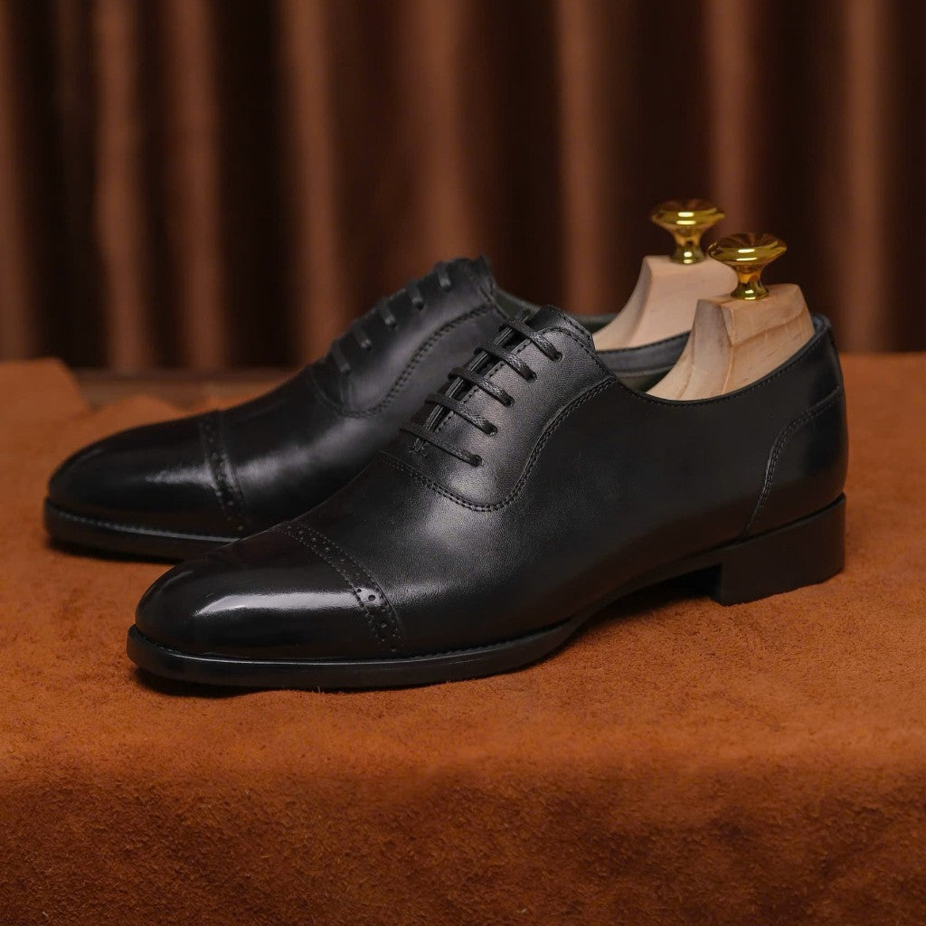 [OB4- Đ] Oxford Classic Brogue Captoe  | Siêu phẩm giày tây da cao cấp mới nhất từ ShelbyMan – hiện thân của vẻ lịch lãm