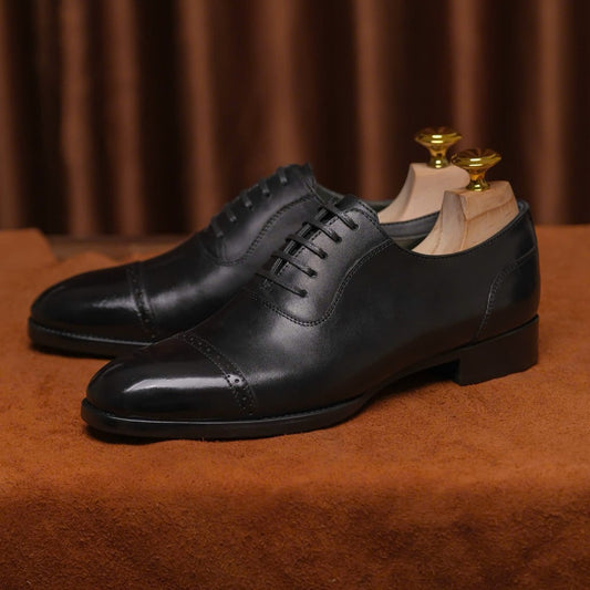 [OB4- Đ] Oxford Classic Brogue Captoe  | Siêu phẩm giày tây da cao cấp mới nhất từ ShelbyMan – hiện thân của vẻ lịch lãm